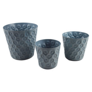 Jardinière en fer au design ancien pour la décoration de jardin Meilleur design extérieur avec finition peinte Ensemble de deux jardinières en métal - Product Image 6