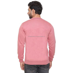 Sweatshirts pour hommes Sweatshirts à capuche à col rond personnalisés pour hommes Sweatshirts à manches longues Sweatshirt vierge en polaire épaisse - Product Image 2