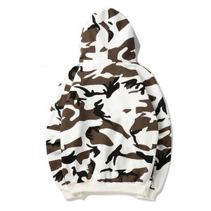 Sweat à capuche en molleton de coton élégant pour homme, collection hiver 2025, avec poche brodée, style hip-hop, couleurs personnalisables, imprimé uni - Product Image 1