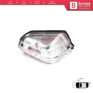 Lente de Indicador de Espejo Lateral Derecho BSP592-2 para Crafter MK1 Sprinter 906 2E0953050A - Product Image 3