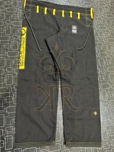 Vente en gros 100% coton noir Jiu Jitsu GI qualité supérieure unisexe BJJ vêtements d'arts martiaux personnalisables avec service OEM pour adultes - Product Image 3