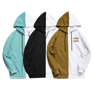 Sudaderas con Capucha para Hombre, Invierno, Bordadas, con Bloques de Color, Algodón, Manga Larga, Patrón Simétrico, Ecológicas, Holgadas, Estilo Urbano - Product Image 2