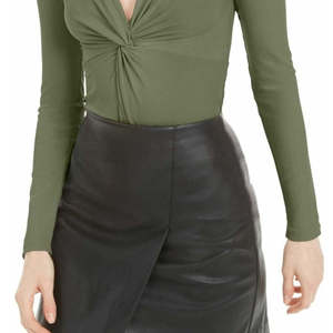 Body a perizoma intrecciato da donna Bar III, verde, taglia XL - Product Image 3