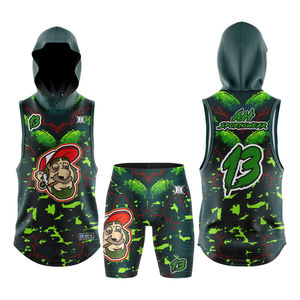 Venta al por mayor de alta calidad personalizado 7 en 7 uniformes de fútbol sublimado de compresión de talla grande antibacteriano de secado rápido - Product Image 1