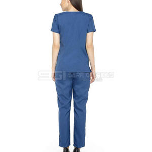 ชุดยูนิฟอร์มพยาบาลแบบถักสำหรับฤดูร้อน ปรับแต่งได้ ชุดสครับสำหรับผู้หญิง ชุดสครับทางการแพทย์แบบสั่งทำ - Product Image 2