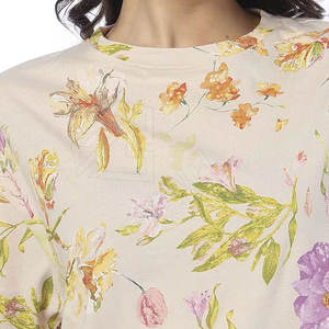 เสื้อยืดแขนสั้นผ้าฝ้ายหนาสีพื้นคอกลมสำหรับผู้หญิง ฤดูร้อน เป็นมิตรกับสิ่งแวดล้อม - Product Image 4