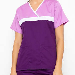 Combinaison de travail jetable de haute qualité pour les hôpitaux, style décontracté, uniforme de clinique avec logo personnalisé pour les médecins et les infirmières - Product Image 2