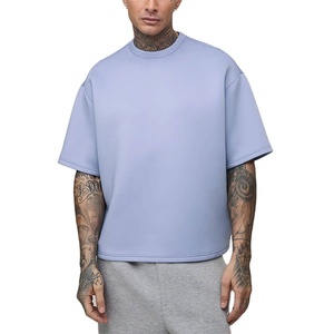 High Quality Longline Quick Dry Eco-Friendly Plus Size Baggy T-Shirt Comfortable Blank <b>Round</b> Neck Drop Shoulder Summer Wear - Product Image 1