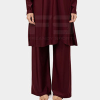 Ensemble de vêtements de sport pour femme, léger, extensible, écologique, respirant, confortable, modeste, vêtements de sport décontractés
