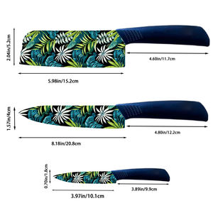 Nuevos Cuchillos de Chef Profesionales de Primera Calidad, Juego de 5 Piezas, Cerámica y Plástico, Aptos para Lavavajillas, Uso Diario en el Hogar, Tareas de Cocina, Gran Venta - Product Image 2