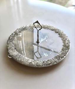 Soporte para Pastel de Resina con Diseño de Lava de la Mejor Calidad, Apto para Lavavajillas, Personalizable, Decoración de Mesa para Bodas y Cumpleaños para el Hogar - Product Image 4