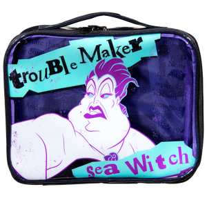 Borsa per il Trucco Ursula Lady Fashion in Tela Ecologica e Nylon con Chiusura a Cerniera, Custodia Stampata con Personaggi e Logo per Cosmetici - Product Image 1