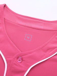 Camiseta de béisbol de poliéster 100%, camiseta de equipo en blanco con logotipo impreso, camiseta de béisbol OEM de talla grande - Product Image 4