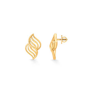 Boucles d'oreilles clous en or plaqué or avec perles et diamants en forme de croix, idéales pour un cadeau de mariage ou de fête - Product Image 5