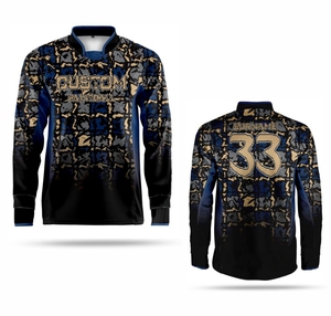 Camisetas de Paintball sublimadas personalizadas con logotipo de equipo, poliéster transpirable que absorbe la humedad, proveedor de ropa deportiva de fábrica OEM/ODM - Product Image 4