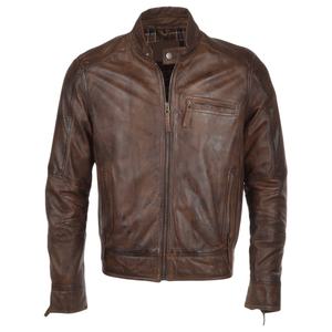 Chaqueta de Cuero Genuino para Hombre, Estilo Nuevo, Transpirable, de Alta Calidad, Moda Otoñal - Product Image 1