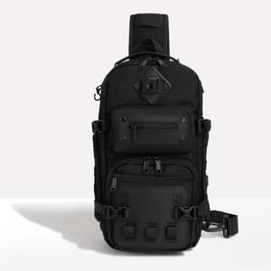 Bolso Bandolera Antirrobo SecureStride XL, Resistente al Agua, de Nailon con Forro de Poliéster, Elegante Bolso de Pecho para Mujer - Product Image 1
