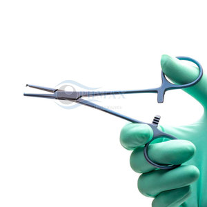 Pinzas para la arteria del mosquito de Halstead, abrazadera hemostática quirúrgica curvada de 12,5 cm, pinzas para la arteria del mosquito de Halstead de acero inoxidable - Product Image 4