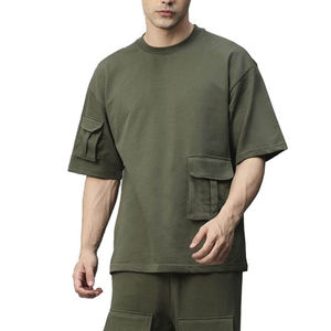 Conjunto de verano con estampado de calle para hombre, y logotipo diseño personalizado, conjunto de pantalones cortos transpirables de secado rápido de algodón 100%, venta al por mayor - Product Image 1