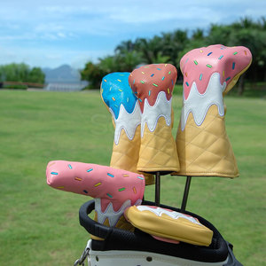 OEM Service Low MOQ Waterproof PU Leather Sports Wear Golf <b>Head</b> <b>Cover</b> Custom Made Size Hot Selling Low Price - Product Image 4
