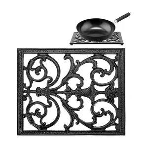 ขาตั้งสามขาปลาเหล็กหล่อสำหรับตกแต่งหม้อร้อนและเตาบ้าน2025ป้องกันโต๊ะ - Product Image 6