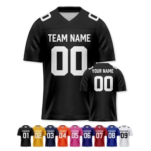 Nueva Llegada 2025 Camisetas Personalizadas de Fútbol Americano Bordadas con Logos para Adultos, Manga Corta - Product Image 6