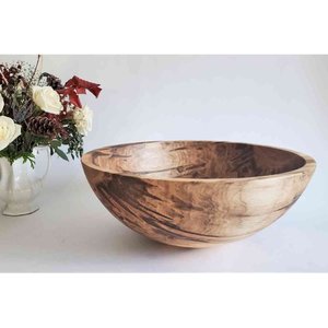 Utensilios para Ensalada de Madera de Acacia Natural, Tazón para Servir Ensalada, Tazones para Fruta para Uso Doméstico, Juegos de Vajilla - Product Image 1