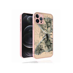 Coque en silicone brillant MSRA Nora NO4 de luxe avec protection caméra pour iPhone 12 Pro, en silicone souple avec style Cool Ins et finition électroplaquée - Product Image 1