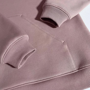 เสื้อฮู้ดดี้โอเวอร์ไซส์ทรงบ็อกซ์ฟิต ยี่ห้อ EHri Wholesale รุ่น Unisex ผ้าฝ้ายเฟรนช์เทอร์รี่ 100% พรีเมียม ล้างสีแบบแอซิดวอช สองสี  บุซับในสำหรับฤดูหนาว หนัก 400 GSM - Product Image 6