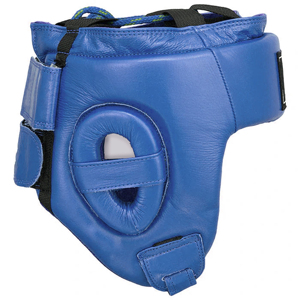 Protège-tête de boxe professionnel unisexe ovale durable confortable forte adhérence respirant rembourrage protecteur léger en cuir de vache - Product Image 3