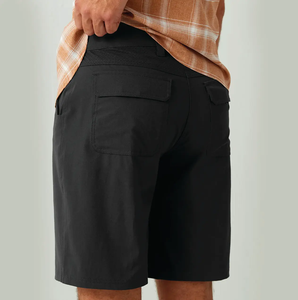 Short cargo pour homme avec cordon de serrage à la taille, séchage rapide, mélange léger de polyester et de coton - Product Image 2