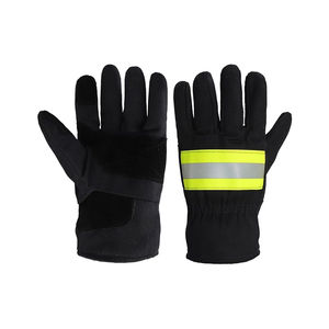 Gants de soudage en cuir de vachette fendu en toile XL de premier rang - Product Image 4