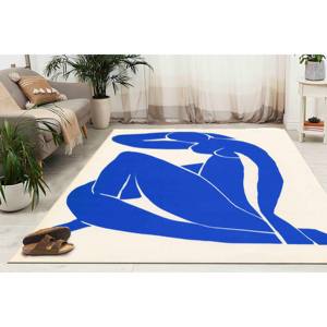 Tapis imprimé Henri Matisse Blue Nude, reproduction moderne, cadeau pour elle, tapis à poils doux - Product Image 3
