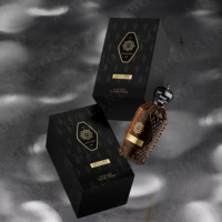 Kemasan botol parfum Logo kustom 100ml botol parfum kaca kosong dengan kotak
