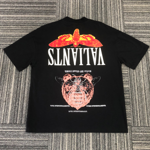 Wholesale 100% Cotton <b>Black</b> Oversize Boxy Tshirt 300 Gsm High Weight Drop Shoulder Screen Print Knitted Men's <b>T</b>-<b>Shirt</b> - Product Image 1