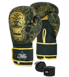 Gants de boxe Logo et design personnalisés fabriqués à partir de gants de frappe en cuir véritable de qualité supérieure pour l'entraînement - Product Image 2