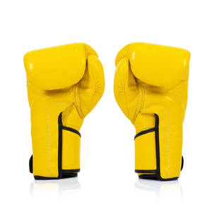 Gants de boxe MMA en cuir PU confortables personnalisés pour la fermeture Gants de combat d'entraînement professionnel OEM acceptés - Product Image 2
