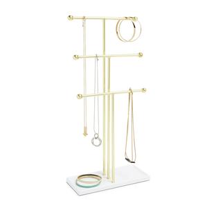 Support de rangement de bijoux en laiton de qualité supérieure Anneau de table Boucle d'oreille Collier Support de bijoux au meilleur prix - Product Image 1