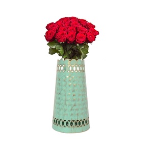 Minimalist Nordic Style Metal <b>Vases</b> Custom Colors Available - Product Image 3
