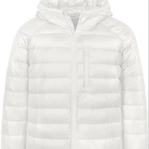 Men's High Quality Canvas Lightweight Puffer <b>Jacket</b> High Street <b>Packable</b> Winter Coat Hood Plus Size Custom Logo OEM Service - Product Image 1