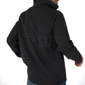 Sudadera Casual de Invierno para Hombre, Cierre de Cremallera, Manga Larga, Color Sólido, 100% Algodón, Cómoda - Product Image 3