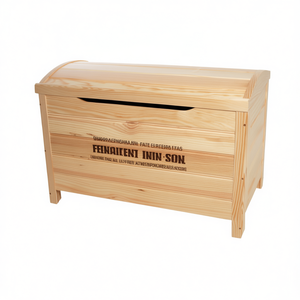 WELL HOME Mobile da Soggiorno con Tronco Curvo 70x40x44 cm Finitura Non Verniciata - Product Image 3