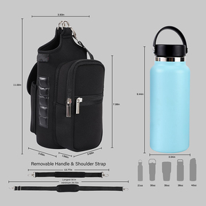 Bolsa Portabotellas <span class=keywords><strong>de</strong></span> Gimnasio Magnética Personalizada con 5 Compartimentos, Funda Impermeable para <span class=keywords><strong>Botellas</strong></span> con Bolsillos para Teléfono - Product Image 3