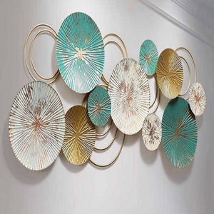 Inicio Diseñador de moda Oro Metal Artes Decoraciones de pared para sala de estar - Product Image 2