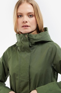 Meilleures ventes Vestes de pluie longues pour femmes col montant saison d'hiver matériau imperméable à séchage rapide à prix économique - Product Image 4