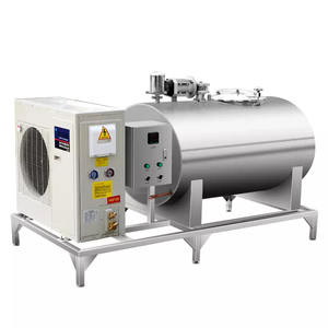 Machine de réservoir de refroidissement de lait de stockage de liquide de l'acier inoxydable 500L machines de transformation laitière avec le composant de moteur de noyau - Product Image 2