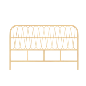 Tête de lit en rotin Qualité supérieure pour Resort Villa Hôtel Meubles de chambre à coucher Style antique à vendre - Product Image 1