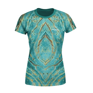 EE. UU. Tamaño Unisex Algodón Sensación Camisetas de manga corta Venta al por mayor Unisex 100% Poliéster Liso Sublimación en blanco Camiseta personalizada Unisex. - Product Image 5