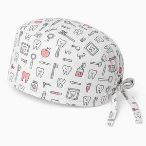 Gorros Quirúrgicos Médicos para Mujer, Diseño Personalizado para Hospital Veterinario, Gorros de Trabajo Ajustables para Dentistas y Cirujanos - Product Image 6