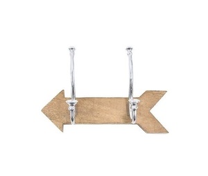 Customized Design Home-Used <b>Wood</b> and Zinc Wall Mounted <b>Coat</b> <b>Hooks</b> Snap <b>Hook</b> Shape for Easy Installation - Product Image 5